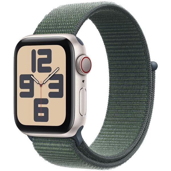 Apple Watch SE GPS + Cellular 32 GB grün, polarstern