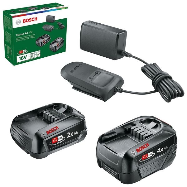 BOSCH Werkzeugakkus mit Ladeger�t �Starter-Set 18V� 18.0 V