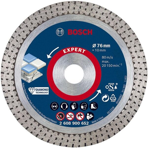 BOSCH Trennscheibe EXPERT Best for Hard Ceramic 7.6 cm