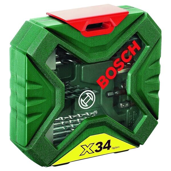 BOSCH Bohrer- und Bit-Set X-Line Classic 34-teilig