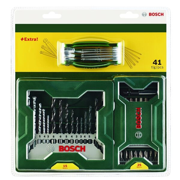 BOSCH Bohrer- und Bit-Set 41-teilig