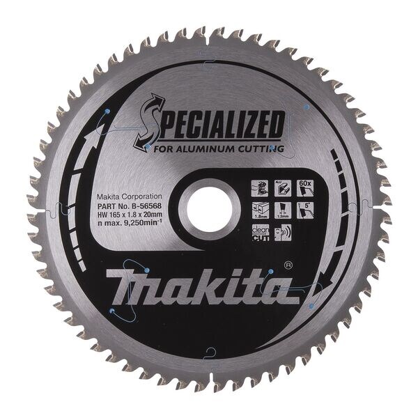 makita Kreissgeblatt B-56568 165,0 mm 60 Zhne
