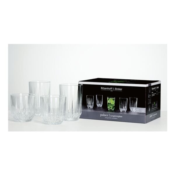Ritzenhoff & Breker Longdrinkglas Palace 350 ml 6 Stück