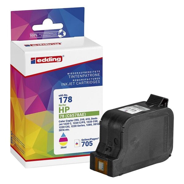 Edding Tintenpatrone ersetzt HP »58« EDD-178 color