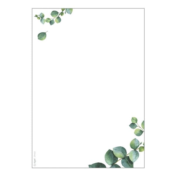 Sigel Motivpapier Eukalyptus DP682 A5 100 Blatt
