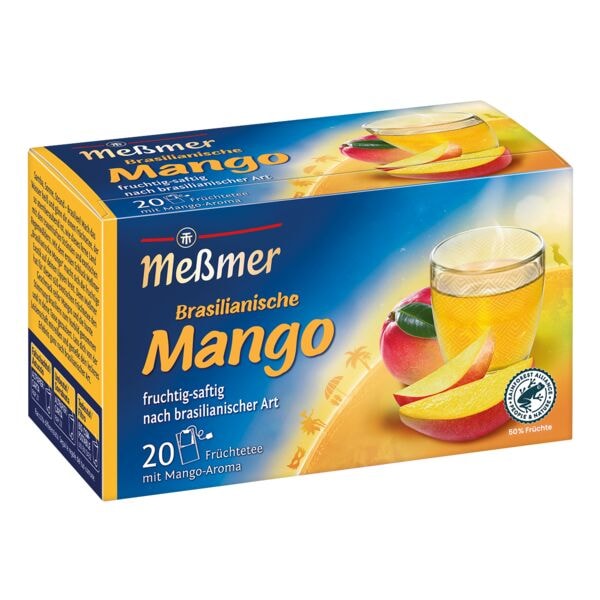 Meßmer Früchtetee »Brasilianische Mango« 20 Stück Meßmer Früchtetee »Brasilianische Mango« 20 Stück