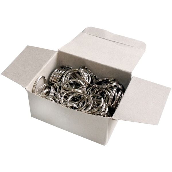 Wedo 100er-Pack Metall-Schlsselringe 30 mm ()