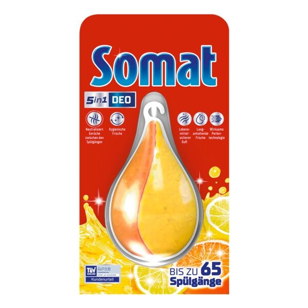 Somat Spülmaschinen-Deo »5in1« Zitrone & Orange