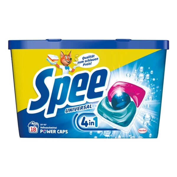 Spee Vollwaschmittel »Power Caps Universal 4+1« 18 WL