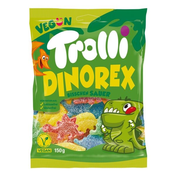 Trolli Fruchtgummi �Dinorex� 150 g vegan