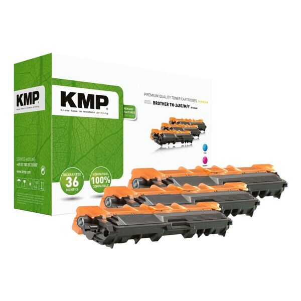 KMP Toner-Set ersetzt Brother »TN245C/M/Y« blau, rot, gelb KMP Toner-Set ersetzt Brother »TN245C/M/Y« blau, rot, gelb