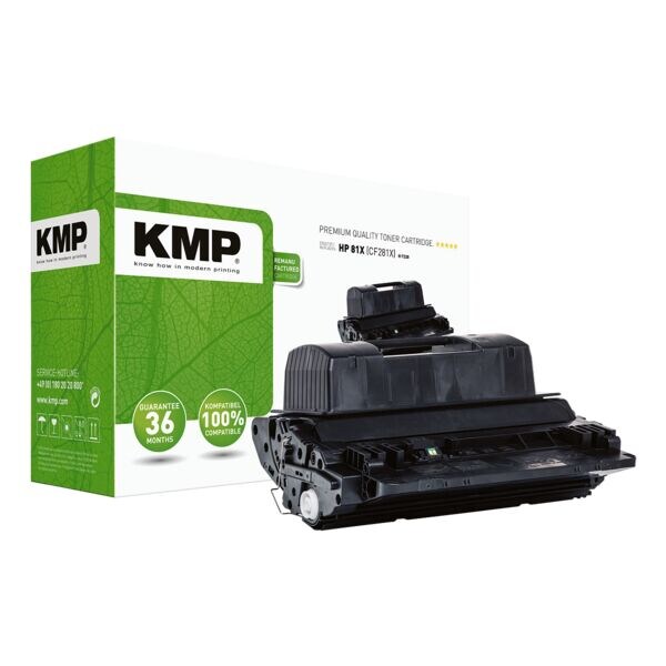 KMP Toner ersetzt HP »CF281X« HP 81X schwarz KMP Toner ersetzt HP »CF281X« HP 81X schwarz