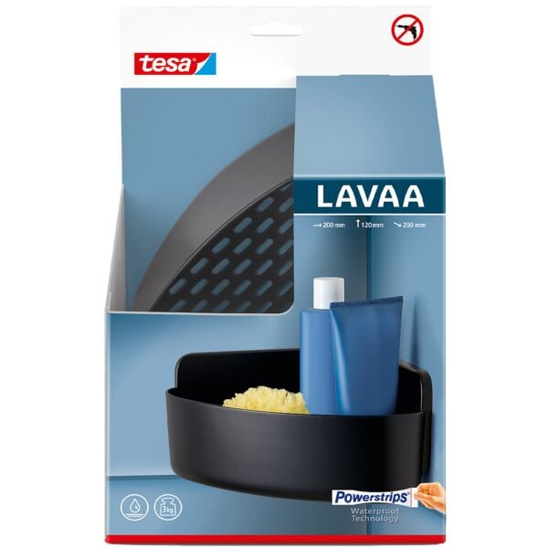 tesa Duschkorb LAVAA M Ecke 