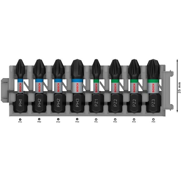 BOSCH Bit-Set Impact Control 8-teilig