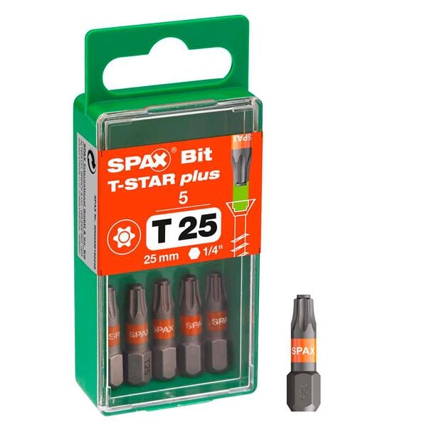 SPAX Bit-Set »T25 T-STAR Plus« 25.0 mm SPAX Bit-Set »T25 T-STAR Plus« 25.0 mm