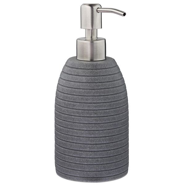 relaxdays Seifenspender Rillen 300 ml