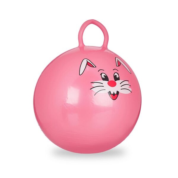 relaxdays Hpfball fr Kinder rosa