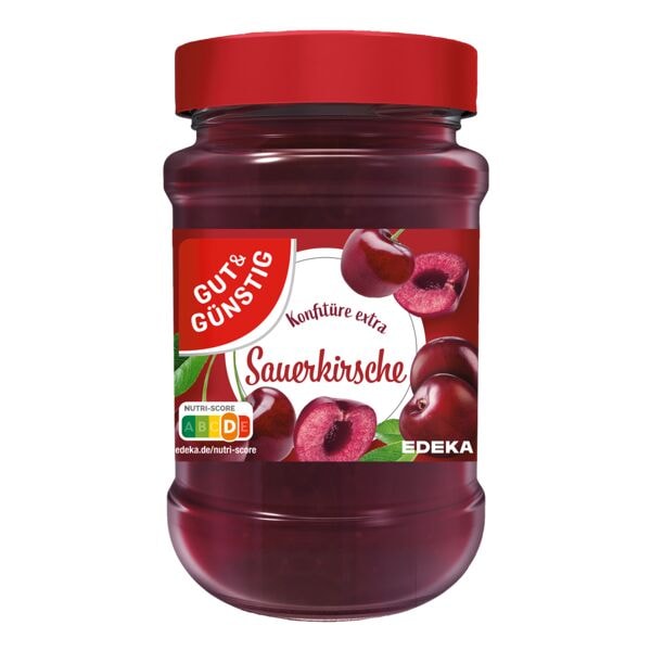 Gut und Gnstig Konfitre Sauerkirsche 450 g