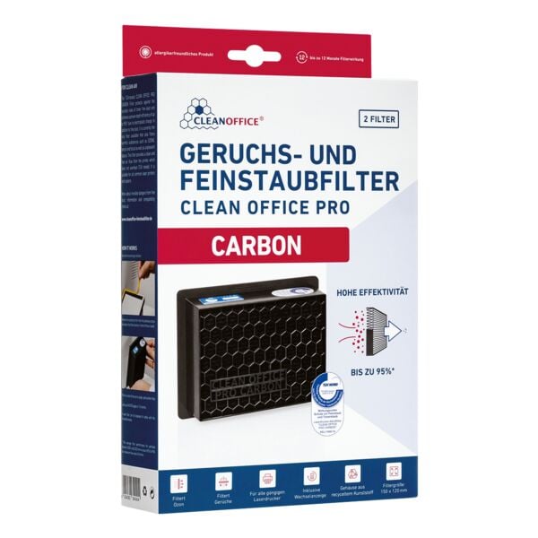Clean Office 2er-Pack Feinstaubfilter fr Drucker