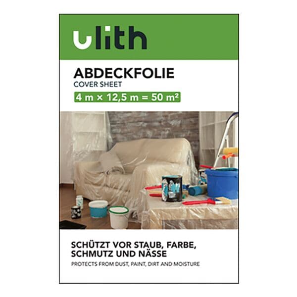 Ulith Maler Abdeckfolie 4 x 12,5 m