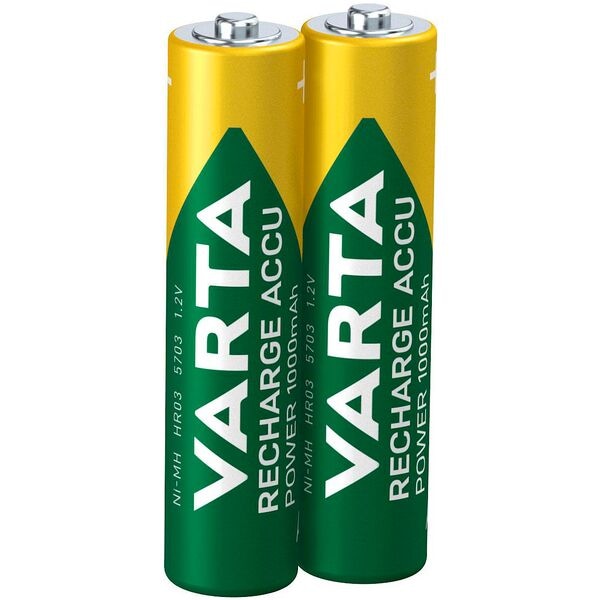 Varta 2x Akkus RECHARGE ACCU Power Micro AAA 1000 mAh