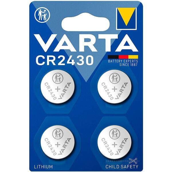 Varta Knopfzellen �CR2430� 4 St�ck