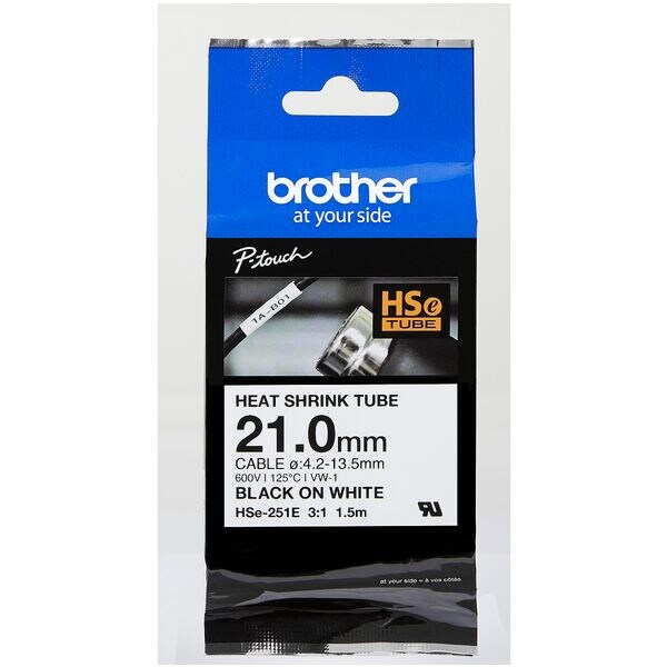 Brother Schrumpfschlauch HSe-251E 21 mm x 1,5 m