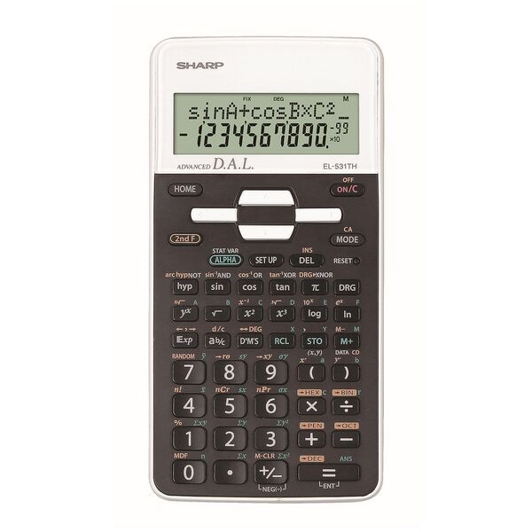 Sharp Wissenschaftlicher Taschenrechner �EL-531TH� schwarz/wei�