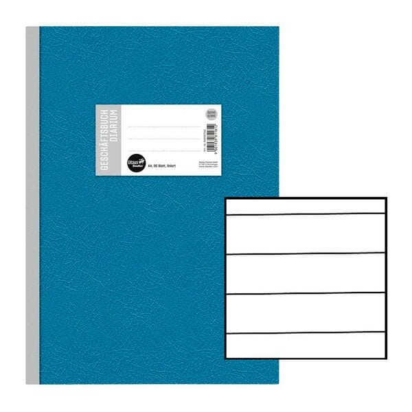 Ursus Geschftsbuch liniert DIN A4 blau