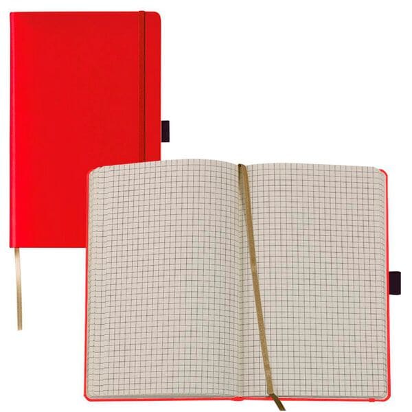 Notizbuch �Tucson� kariert A6 hellrot