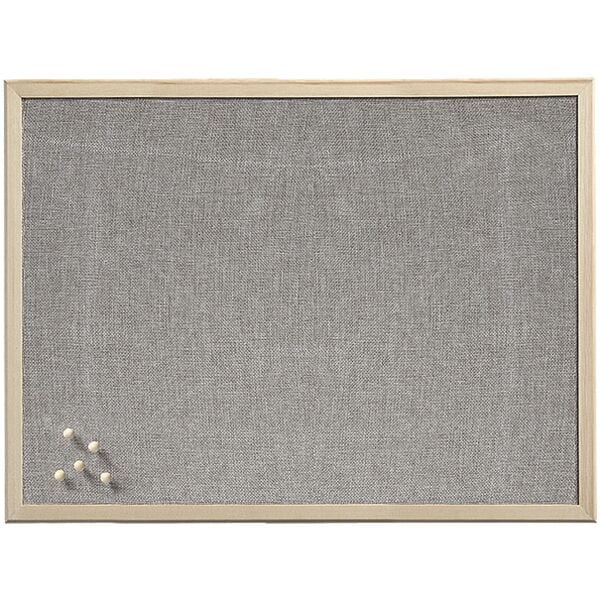 Zeller Pinnwand 60,0 x 40,0 cm grau