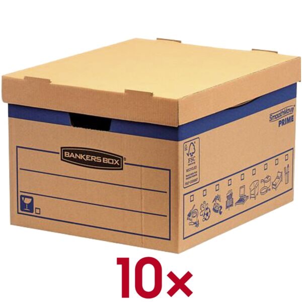 Umzugskartons SmoothMove Prime 38,7/44,5/29,4 cm 10 Stck