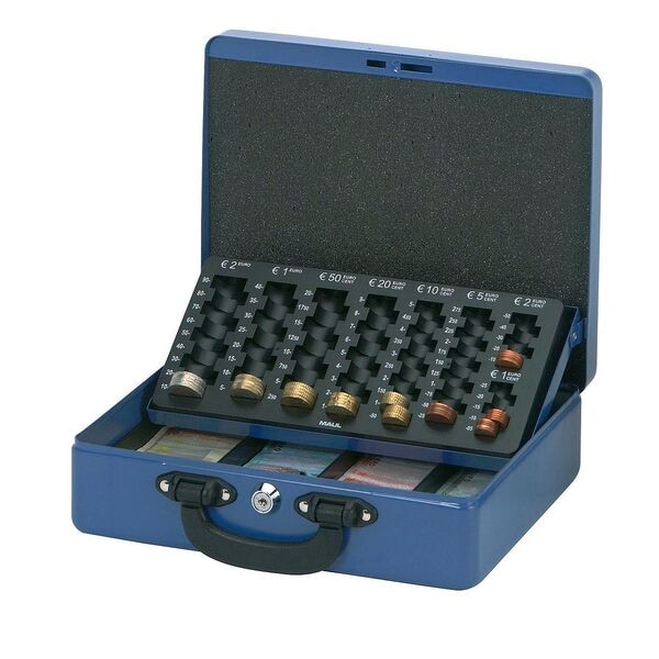 MAUL Geldkassette Gre 1 blau