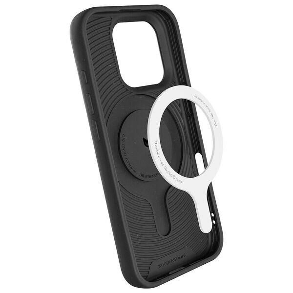 Woodcessoires Handy-Cover Bio Case iPhone 16 Pro Max schwarz