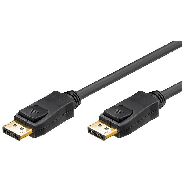 goobay Displayport-Kabel DisplayPort 1.2 schwarz 2.0 m