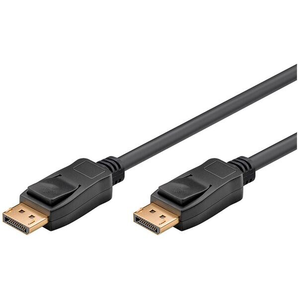 goobay Displayport-Kabel DisplayPort 1.4 schwarz 2.0 m