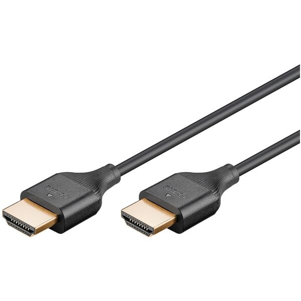 goobay HDMI-Kabel HDMI 2.0 + LAN 1.0 m