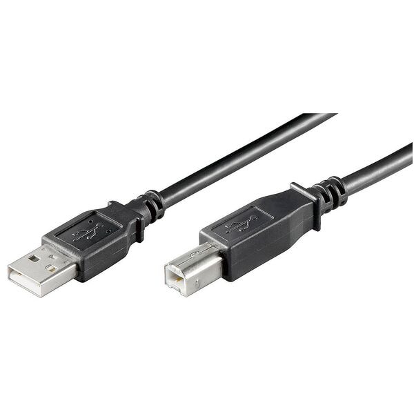 goobay Druckerkabel USB 2.0 A/USB 2.0 B schwarz 3.0 m