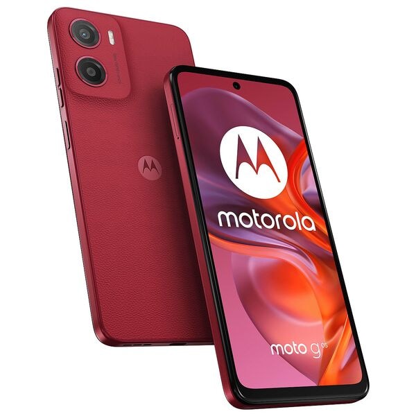 Motorola Dual-SIM-Smartphone moto g05 plum red 64 GB