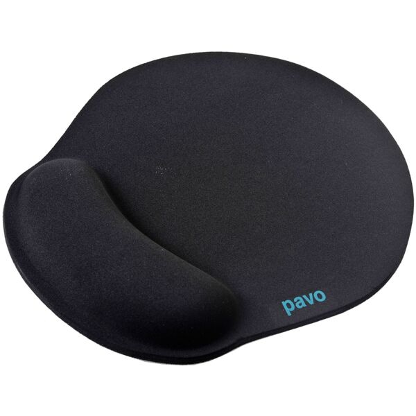 Pavo Mousepad mit Handgelenkauflage schwarz