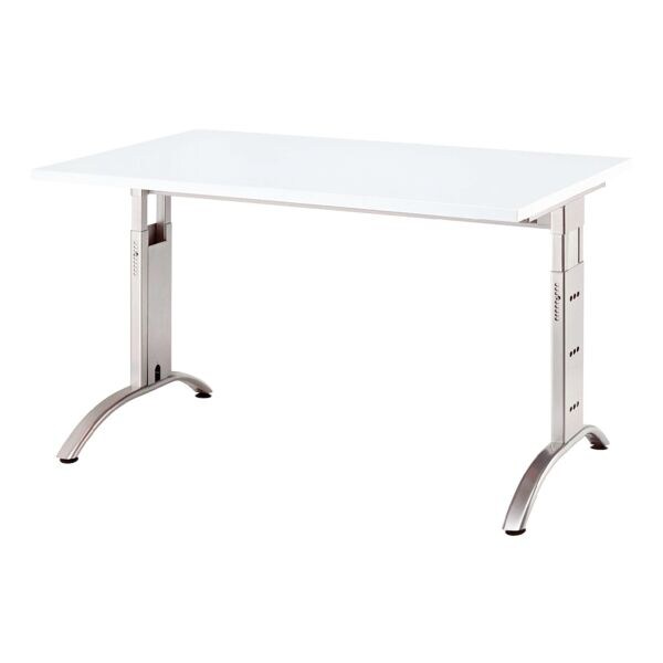 OTTO Office Premium Schreibtisch »Otto Office Line II« 120 cm, Bügel-Fuß alufarben