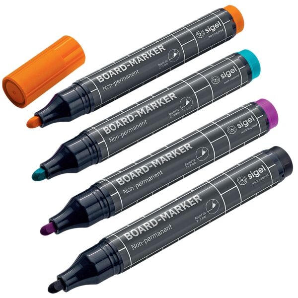 Sigel Whiteboard- und Flipchart-Marker 2  - 3 mm 4 St�ck
