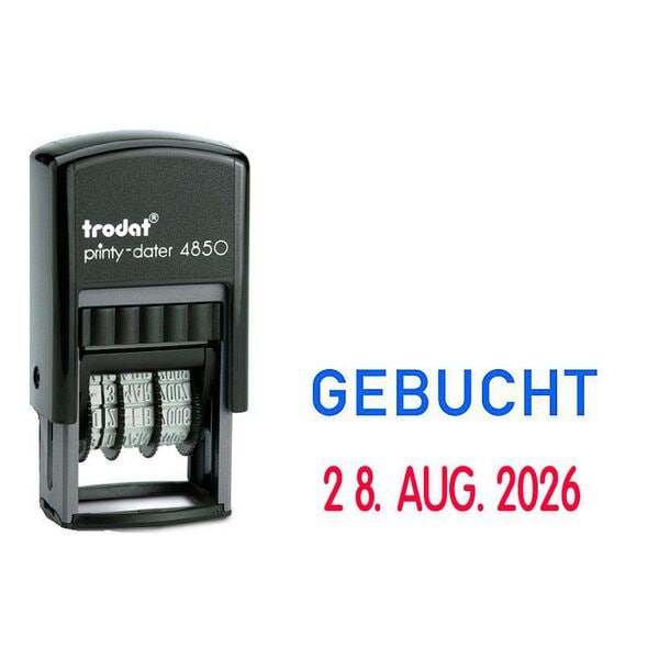 Trodat Datumstempel mit Text �printy-dater 4850/L�