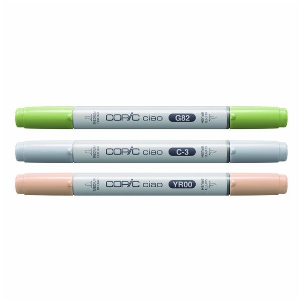 COPIC Ciao Layoutmarker-Set Ciao Natural Palette 3 Stck