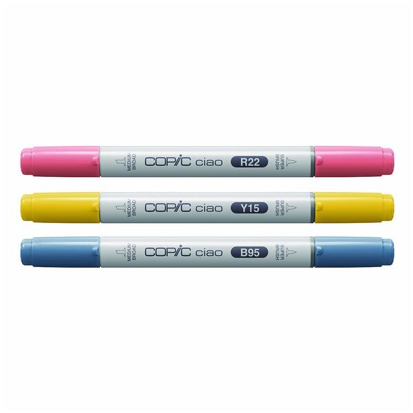 COPIC Ciao Layoutmarker-Set Ciao Brilliant Palette 3 Stck