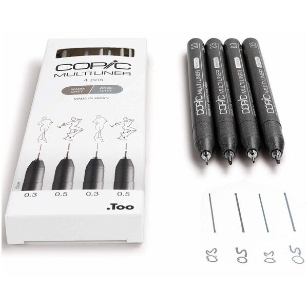 COPIC Fineliner �Multiliner� 0,3 + 0,5 mm