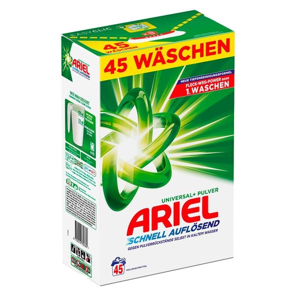 ARIEL Waschmittel �UNIVERSAL+PULVER� 45 WL