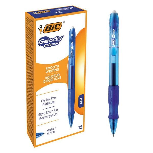 BIC 12er-Pack Gelschreiber Gel-ocity 0,3 mm