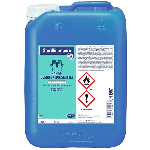HARTMANN Hndedesinfektionsmittel Sterillium pure 5 L