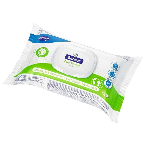 HARTMANN Desinfektionst�cher �Bacillol&reg; Zero Tissues� 100 T�cher